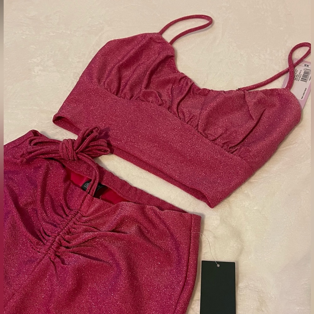 SOLD. Pink Matching Set